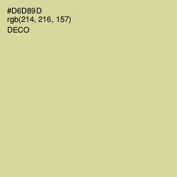 #D6D89D - Deco Color Image