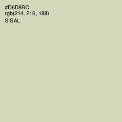 #D6D8BC - Sisal Color Image