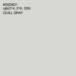 #D6D8D1 - Quill Gray Color Image