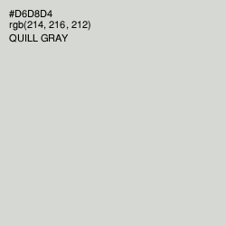 #D6D8D4 - Quill Gray Color Image