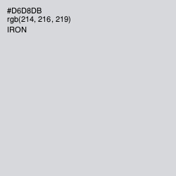 #D6D8DB - Iron Color Image
