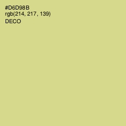 #D6D98B - Deco Color Image