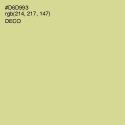 #D6D993 - Deco Color Image