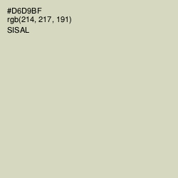 #D6D9BF - Sisal Color Image