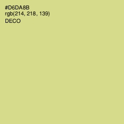 #D6DA8B - Deco Color Image