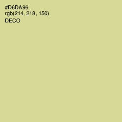 #D6DA96 - Deco Color Image