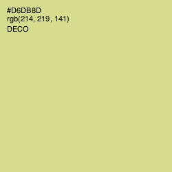 #D6DB8D - Deco Color Image