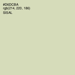 #D6DCBA - Sisal Color Image
