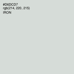 #D6DCD7 - Iron Color Image