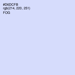 #D6DCFB - Fog Color Image