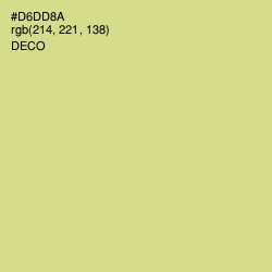 #D6DD8A - Deco Color Image