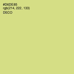 #D6DE85 - Deco Color Image