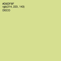 #D6DF8F - Deco Color Image