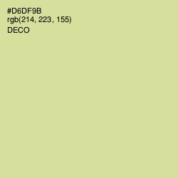 #D6DF9B - Deco Color Image