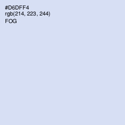 #D6DFF4 - Fog Color Image