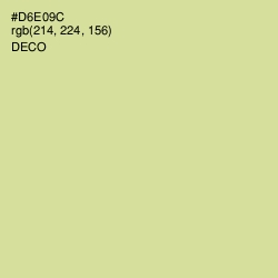 #D6E09C - Deco Color Image
