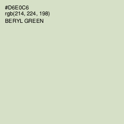 #D6E0C6 - Beryl Green Color Image