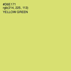 #D6E171 - Yellow Green Color Image