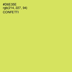 #D6E35E - Confetti Color Image