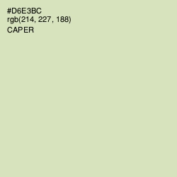 #D6E3BC - Caper Color Image