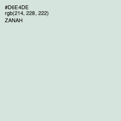 #D6E4DE - Zanah Color Image