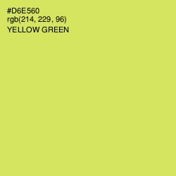 #D6E560 - Yellow Green Color Image