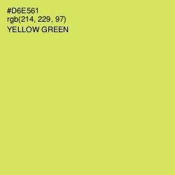 #D6E561 - Yellow Green Color Image