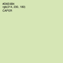 #D6E6B4 - Caper Color Image