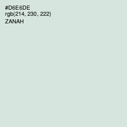 #D6E6DE - Zanah Color Image