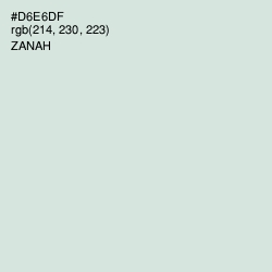 #D6E6DF - Zanah Color Image