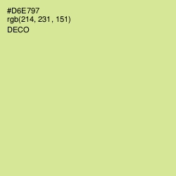 #D6E797 - Deco Color Image