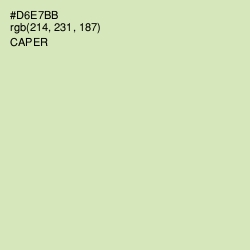 #D6E7BB - Caper Color Image