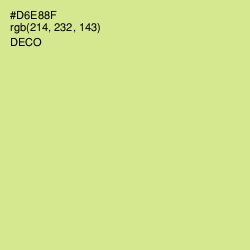#D6E88F - Deco Color Image