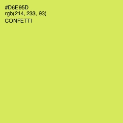 #D6E95D - Confetti Color Image