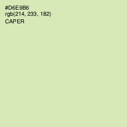 #D6E9B6 - Caper Color Image