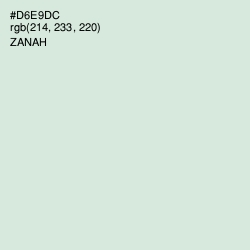 #D6E9DC - Zanah Color Image