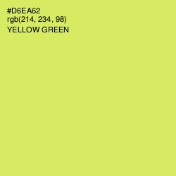 #D6EA62 - Yellow Green Color Image