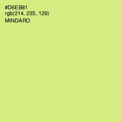 #D6EB81 - Mindaro Color Image