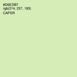 #D6EDB7 - Caper Color Image
