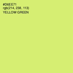 #D6EE71 - Yellow Green Color Image