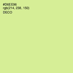 #D6EE96 - Deco Color Image
