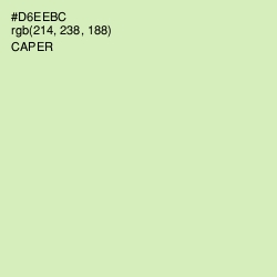 #D6EEBC - Caper Color Image