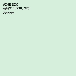 #D6EEDC - Zanah Color Image