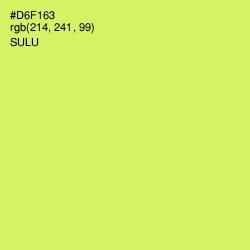 #D6F163 - Sulu Color Image