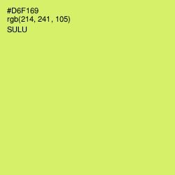 #D6F169 - Sulu Color Image