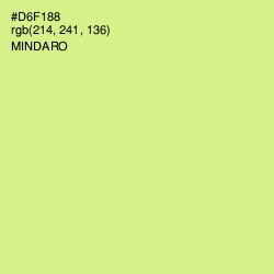 #D6F188 - Mindaro Color Image