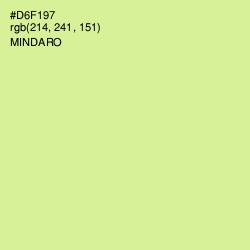 #D6F197 - Mindaro Color Image