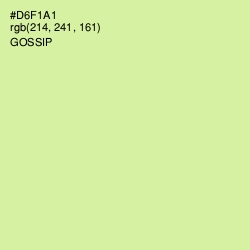 #D6F1A1 - Gossip Color Image