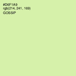 #D6F1A9 - Gossip Color Image