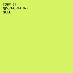 #D6F461 - Sulu Color Image